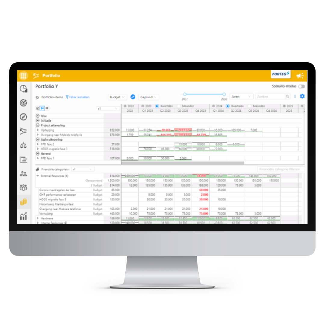 screenshot strategisch resource management