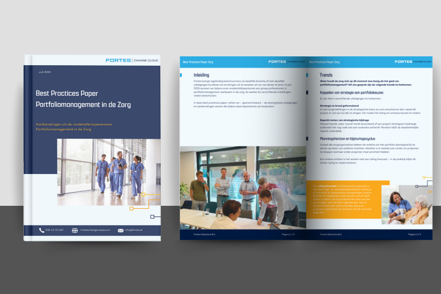 Best Practices Paper Portfoliomanagement in de Zorg – juli 2025